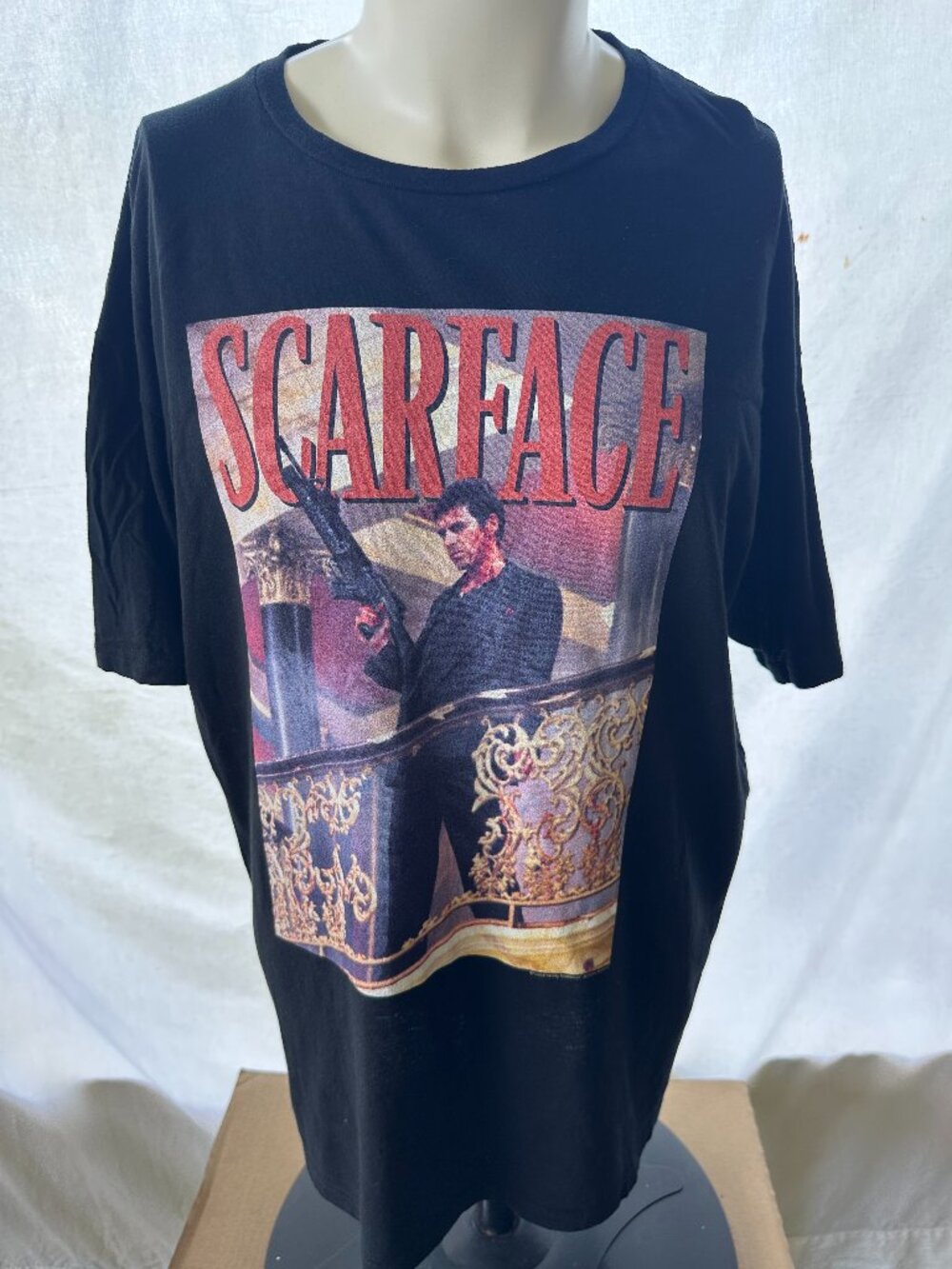 Tony Montana Scarface Al Pacino Men's Black T Shirt XL American Classics Michell